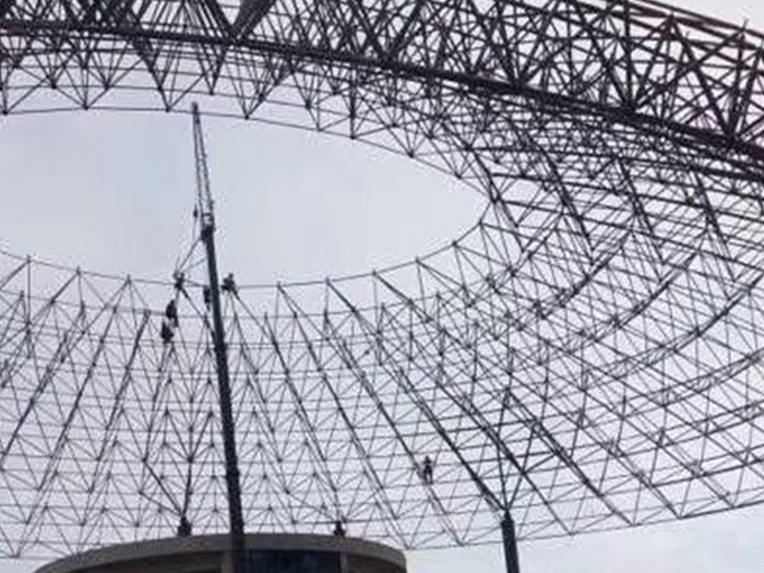 云南篮球馆球形网架厂家价格